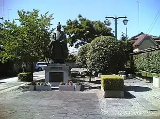 Pomnik Takaujiego Ashikaga w Ashikaga, prefektura Tochigi