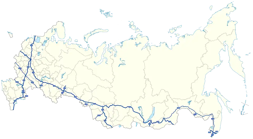 Trasy azjatyckie w Rosji