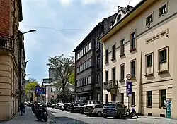 Widok z ul. Biskupiej (z północy)