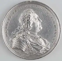 Henryk Paweł Groskurt August III - medal koronacyjny (1734)