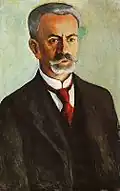 August Macke: Portret Bernharda Koehlera