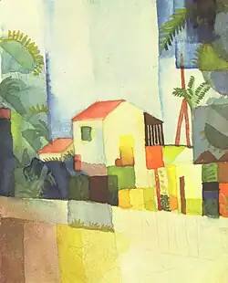 August Macke:Jasny dom, 1914