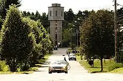 Augustów - nieczynna wieża wodna