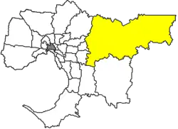 Plan Hrabstwo Yarra Ranges