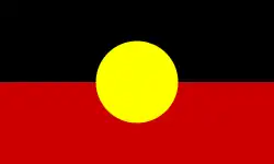 Flaga australijskich Aborygenów