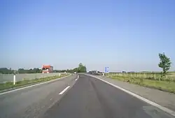 Autostrada A8 w rejonie Ried im Innkreis. Kierunek: Linz