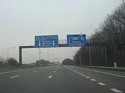 Wjazd na autostradę na węźle Grâce-Hollogne (2007)