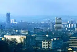 Po prawej Błękitek przed modernizacją, w głębi po lewej Szkieletor (1980)