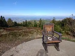 Symboliczny tron na szczycie Błatniej