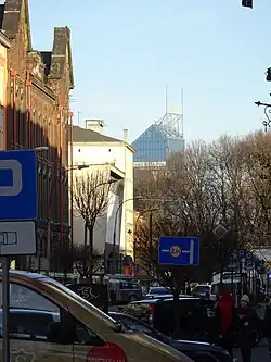 Błękitek – widok z ul. Miodowej