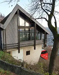 Stacja górna i miasto