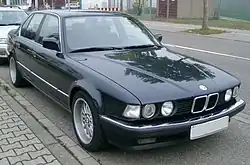 BMW serii 7 II - 3 miejsce w europejskim Car Of The Year 1987
