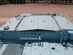 Górne włazy radzieckiego transportera BTR-50