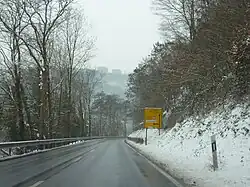 Droga krajowa B260 w miejscowości Lahntal