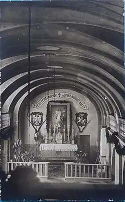 Kaplica w twierdzy w 1919 r.