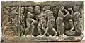 Bachanalia, zbiór winogron, sztuka grecko-buddyjska, Gandhar, I-II w.