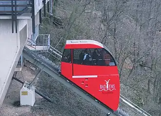 Jeden z wagonów na trasie