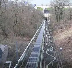 Widok na trasę z dołu