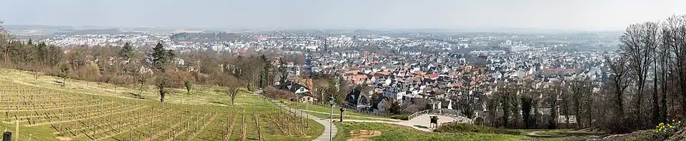 panorama miasta od zachodu