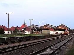 Stacja kolejowa Görlitz, miejsce odprawy ruchu osobowego i towarowego (kwiecień 2011)