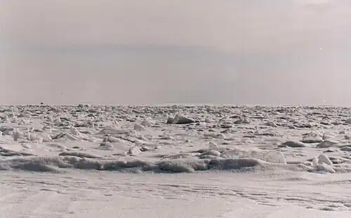 Jezioro Bajkał zimą