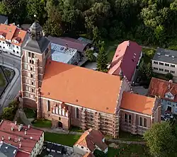 Wieża fary w Barczewie