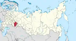 Położenie Baszkortostanu