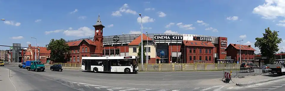 Widok od ul. Jagiellońskiej