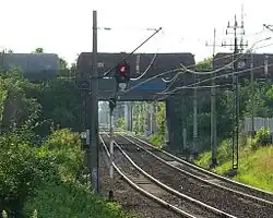 Skrzyżowanie linii kolejowych nr 131, 356 oraz 18 w Bydgoszczy na 162,300 km linii