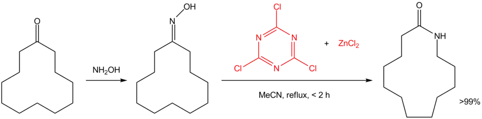 Przegrupowanie Beckmanna wobec chlorku cyjanurowego