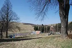 Widok na wieś ze wschodu