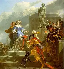 Nicolaes Berchem, Otello i Desdemona, ok. 1655