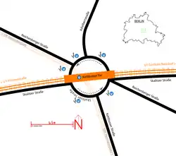 Plan przebiegu ulicy