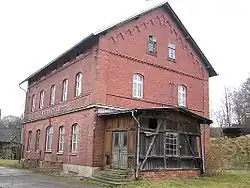 Dworzec dawnej kolei wąskotorowej z Herrnhut