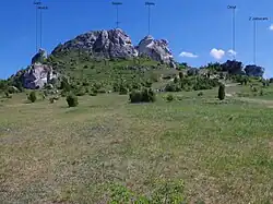 Położenie skały w masywie Biakła