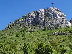 Szczyt wzgórza od zachodu