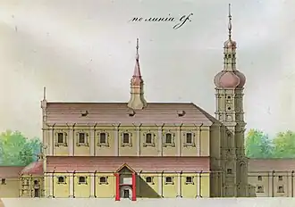 Kościół w Berezie Kartuskiej (zburzony)