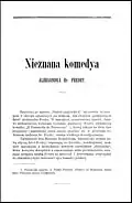 Publikacja w „Bibliotece Warszawskiej”, 1897