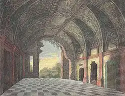 Sala zamkowa ok. 1880