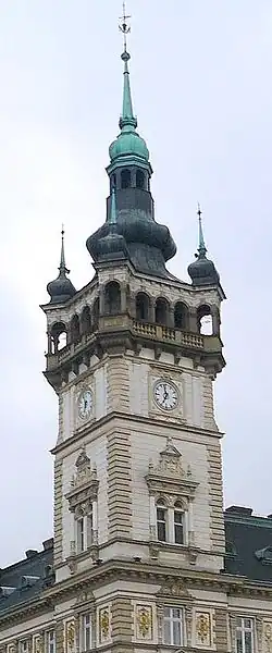 Wieża ratuszowa w Bielsku-Białej