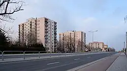 Ulica Cieszyńska i osiedle Wojska Polskiego