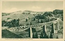 Most kolejowy w Oporcu