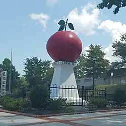 Rzeźba jabłka: Cornelia, Georgia