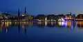 Binnenalster „Blaue Stunde”
