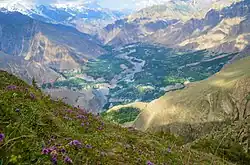 Hunza i Nagir widziane z Altit