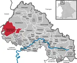 Plan Bischofsheim in der Rhön