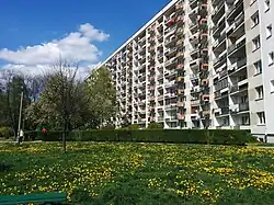 Blok mieszkalny przy ul. Na Błonie