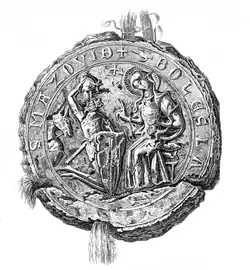 Pieczęć wiązana z Księciem Mazowsza, małżonkiem Gaudemundy.