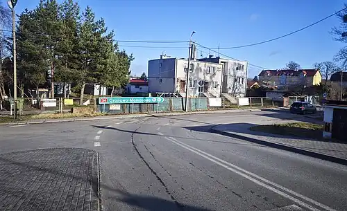 Skrzyżowanie z ul. PCK