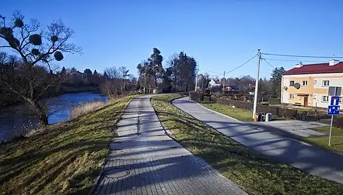 Ostatni fragment ulicy – strefa zamieszkania